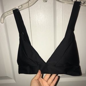 Simple Black Bikini Top
